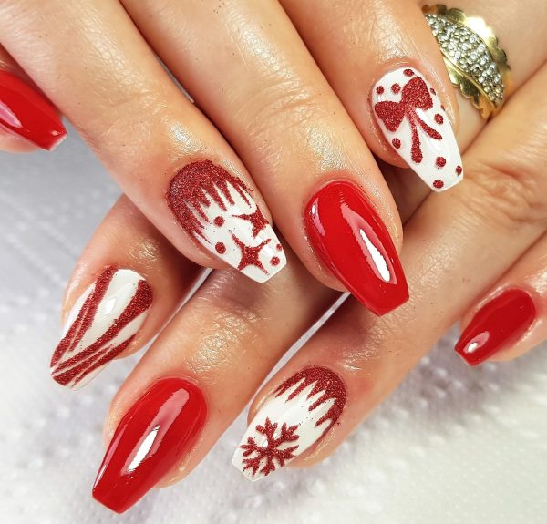 a professional modern gel manicure
