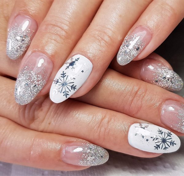 a professional modern gel manicure